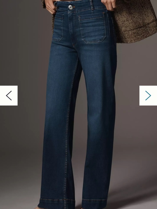 Maeve Denim - Colette Full-Length Wide-Leg Jeans by Maeve